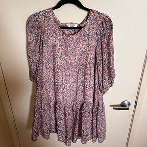 Steve Madden BB Dakota Floral Babydoll Dress